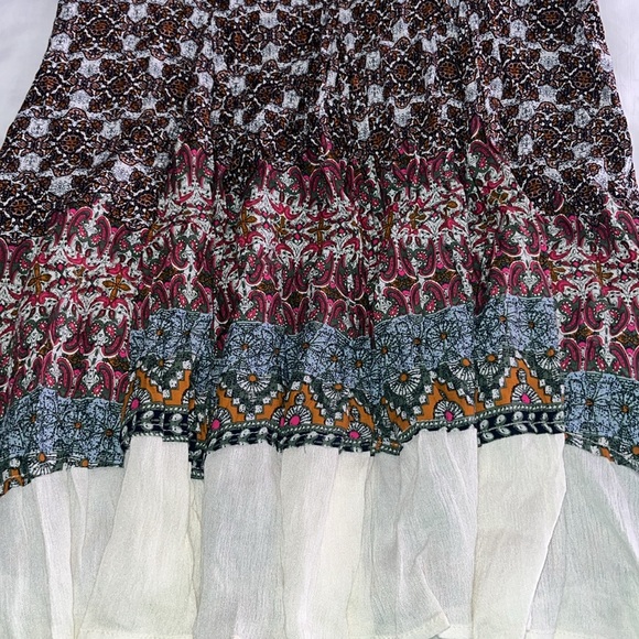 En Céme Floral Sleeveless Dress with Ruffled Hem size M NWT - Picture 3 of 4